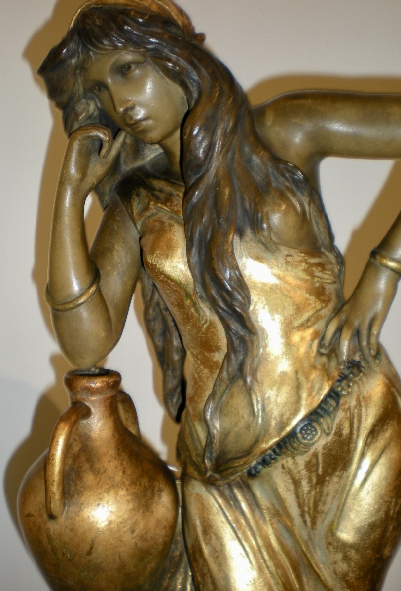 Rebecca - Goldscheider Orientalist Sculpture-photo-4