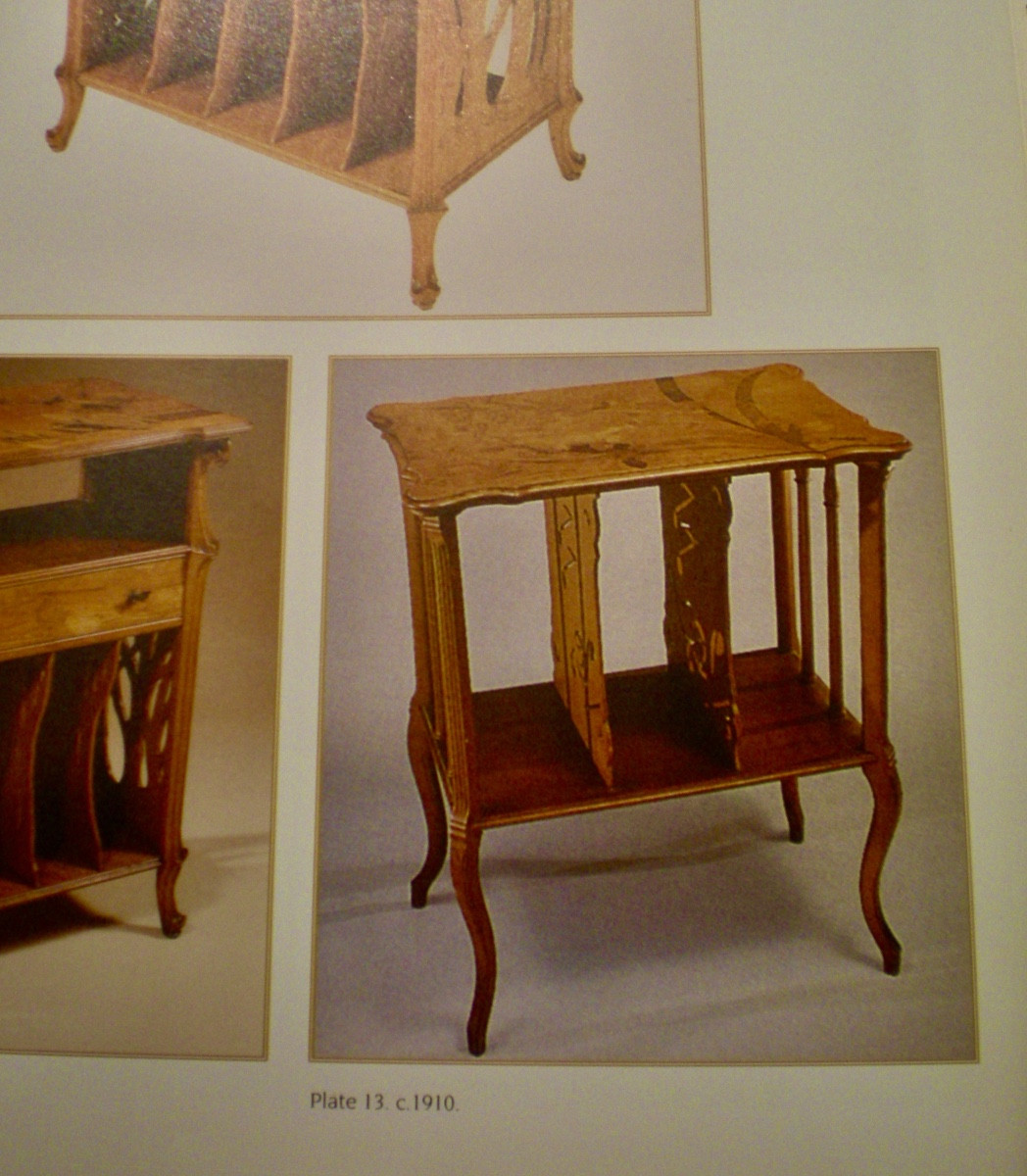 Table à musique art Nouveau Gallè-photo-4