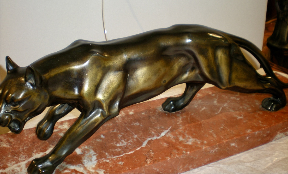 Panther - Art Deco Sculpture-photo-1