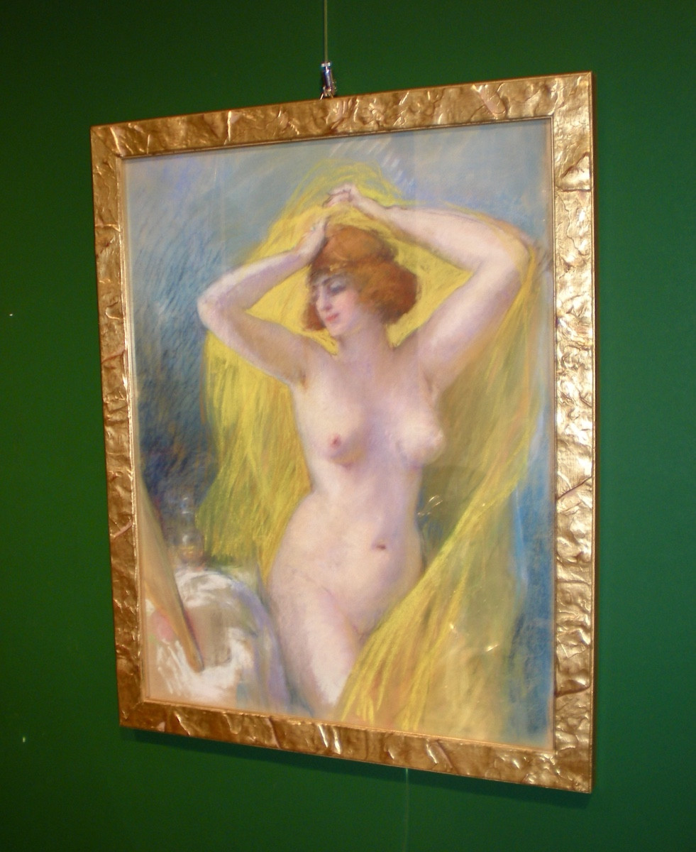 The Veil - Art Nouveau Pastel-photo-3