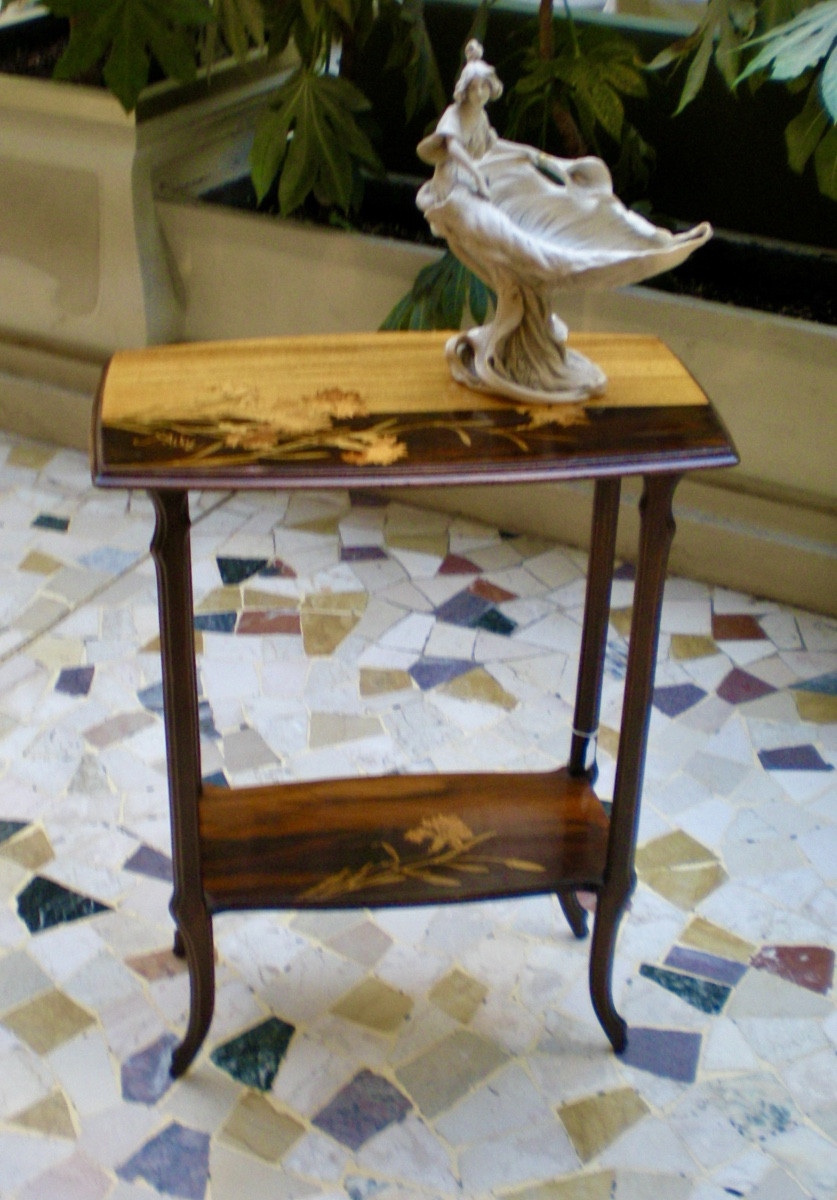 Carnations - Gallé Art Nouveau Table-photo-2