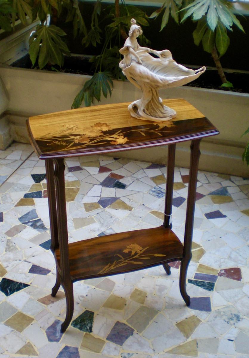 Carnations - Gallé Art Nouveau Table-photo-3