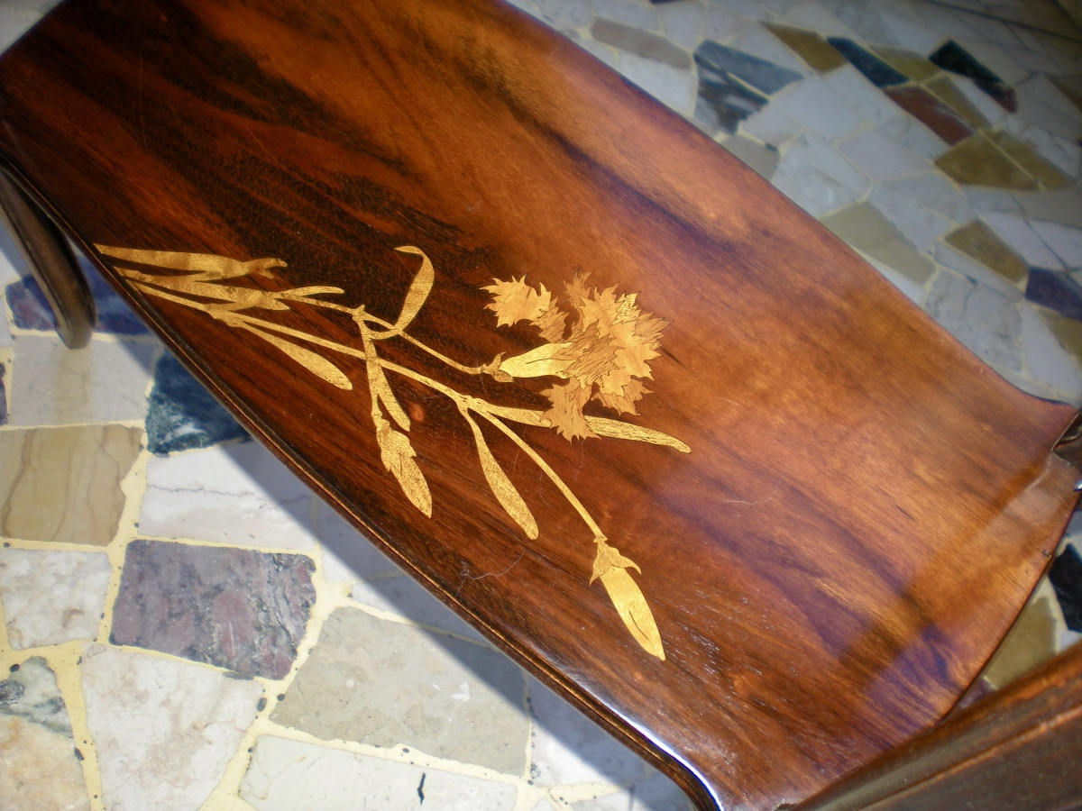 Carnations - Gallé Art Nouveau Table-photo-3