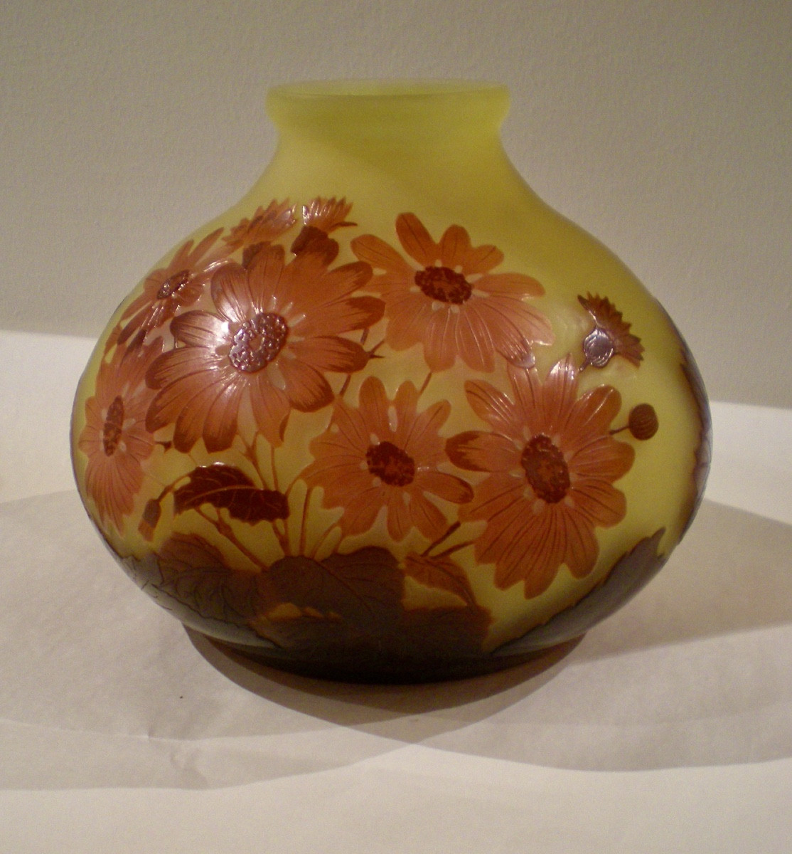 Daisies - Gallé Art Nouveau Vase