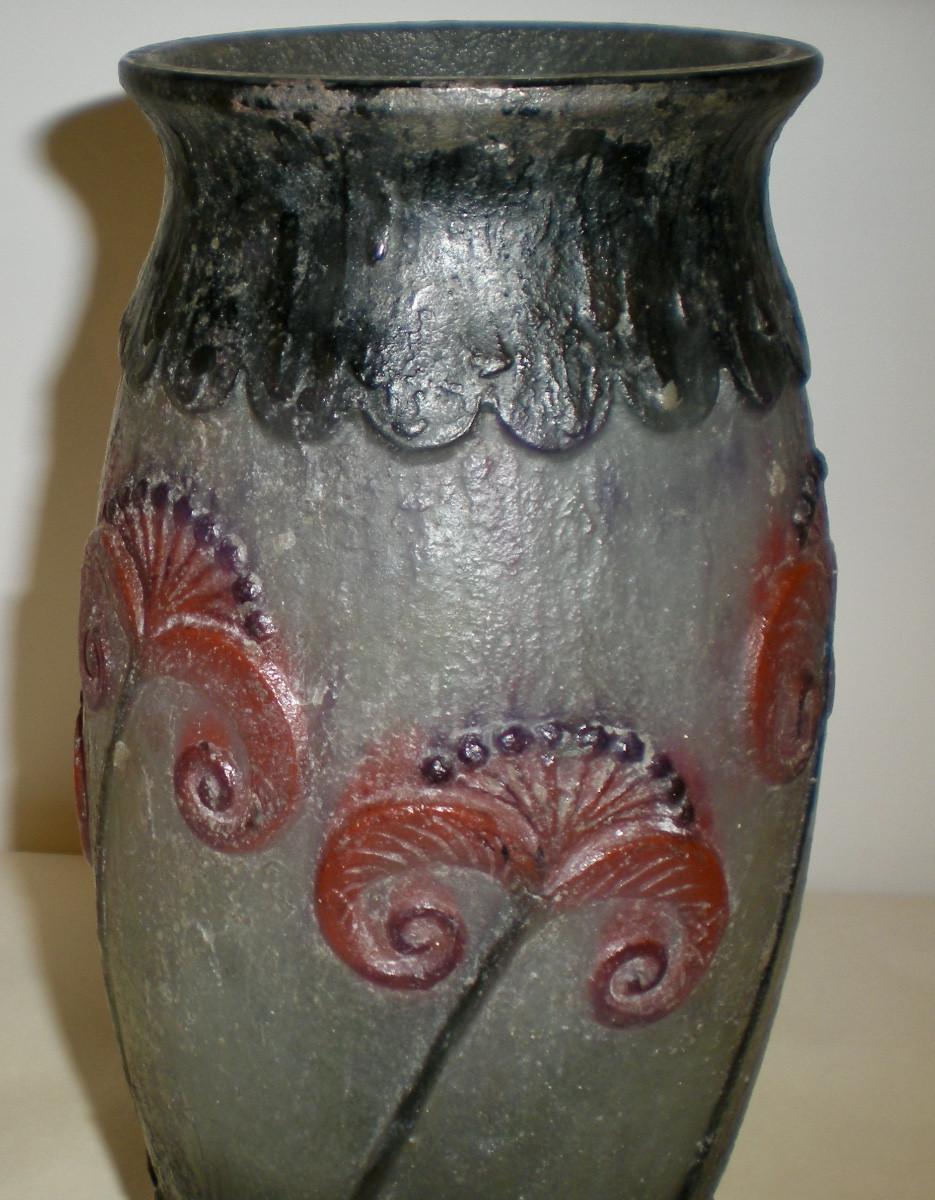 Papyrus - Vase Art déco Argy Rousseau-photo-4