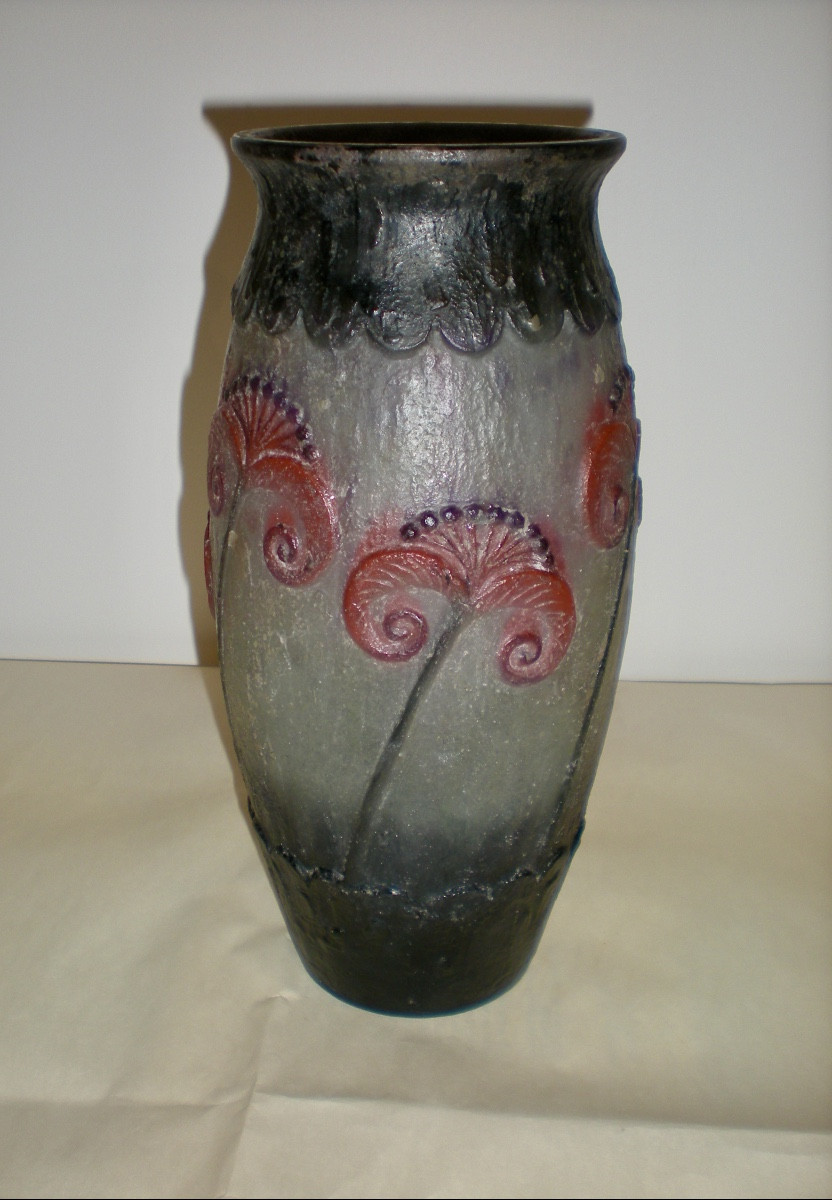 Papyrus - Vase Art déco Argy Rousseau-photo-2