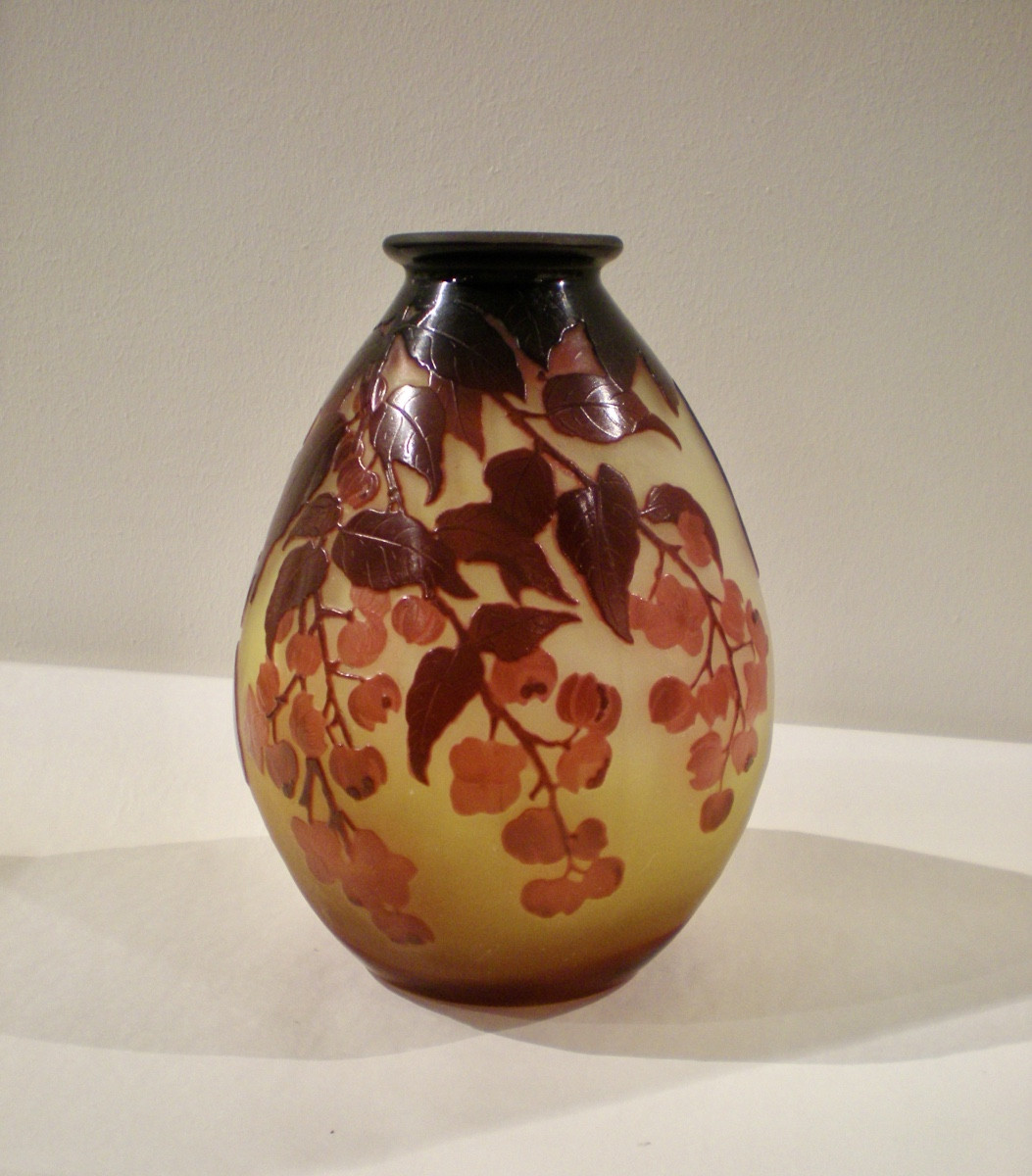 Alchechengi - Gallé Art Nouveau Vase