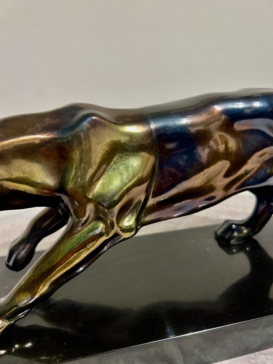 Panther - Art Deco Sculpture-photo-3