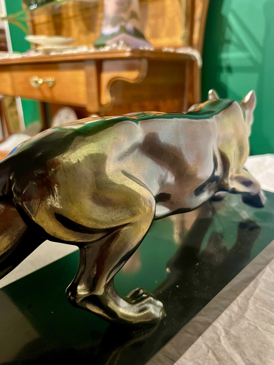 Panther - Art Deco Sculpture-photo-1