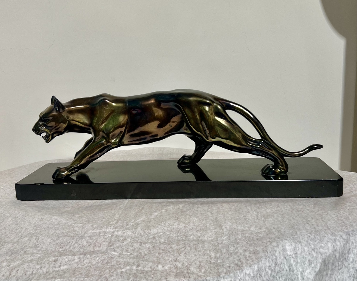 Panther - Art Deco Sculpture