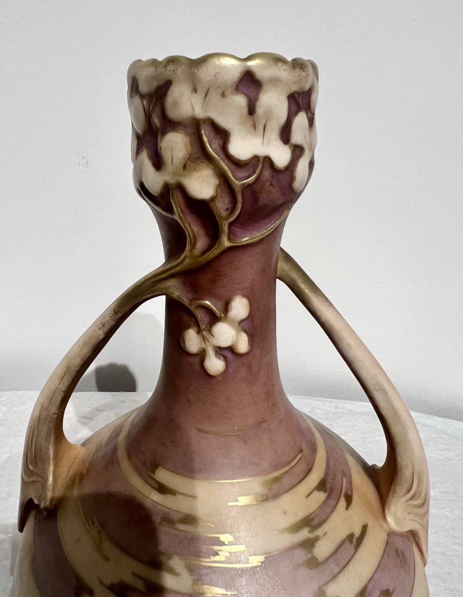 Sunrise  - Art Nouveau Amphora Vase-photo-2