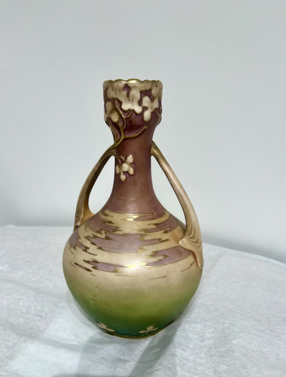 Sunrise  - Art Nouveau Amphora Vase-photo-2
