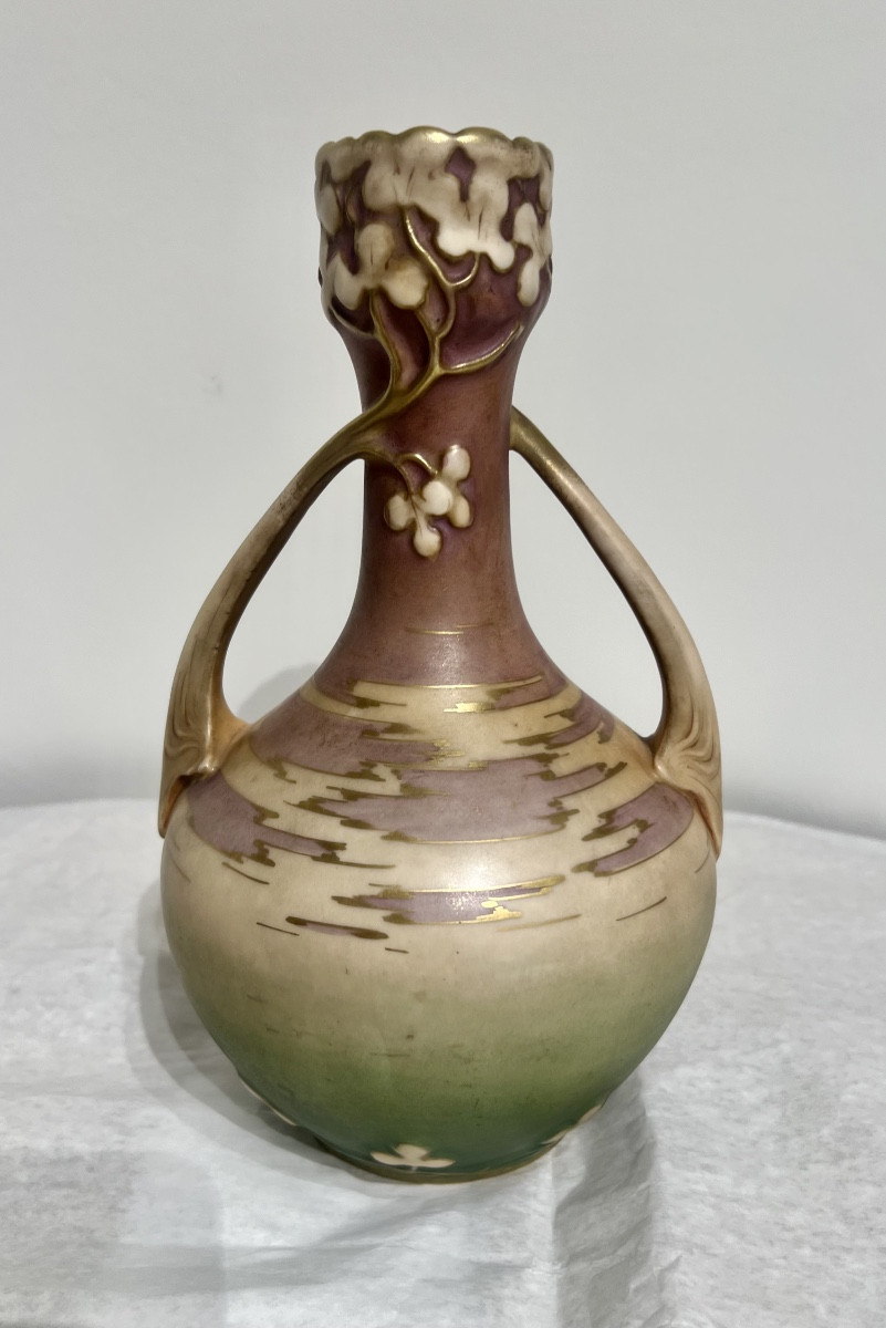 Sunrise  - Art Nouveau Amphora Vase