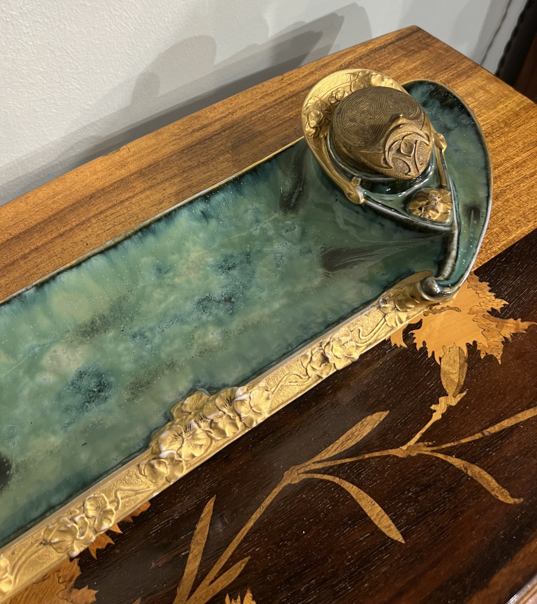 Encrier Art Nouveau Louchet-photo-4