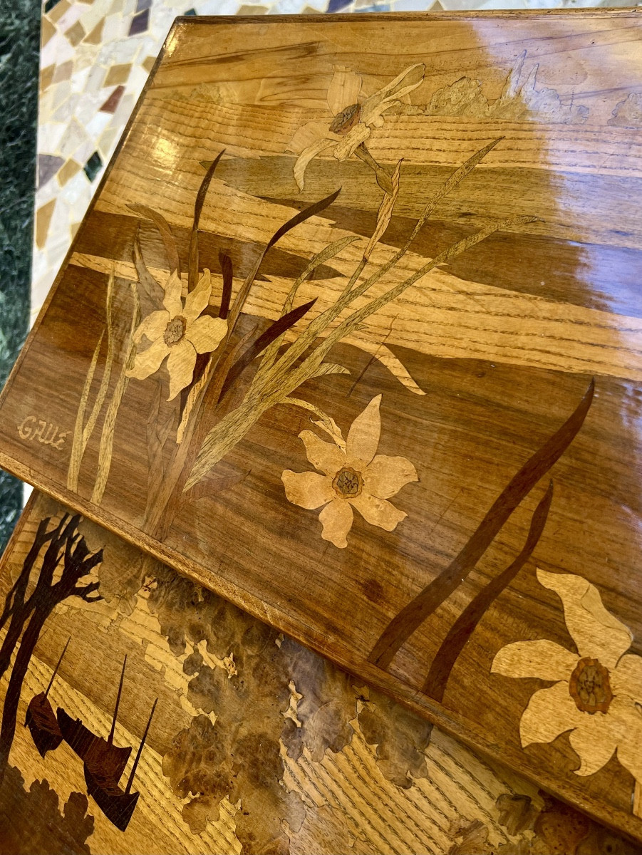 Art Nouveau  Gallé Nesting Tables-photo-1