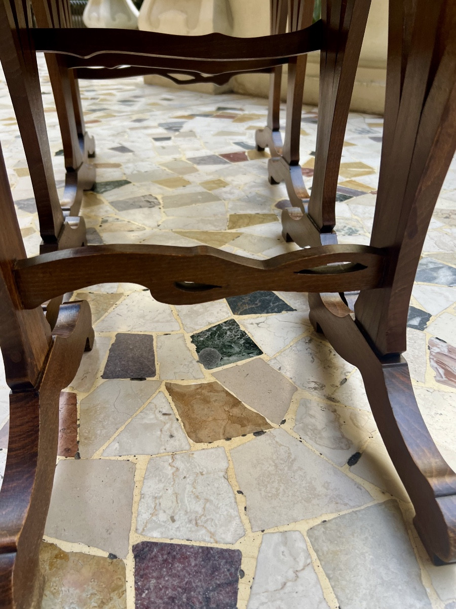 Art Nouveau  Gallé Nesting Tables-photo-6