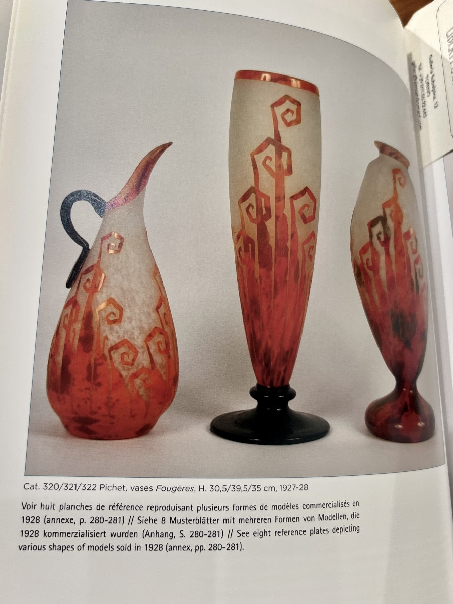 Fougères - Art Deco  Le Verre Français Vase-photo-2