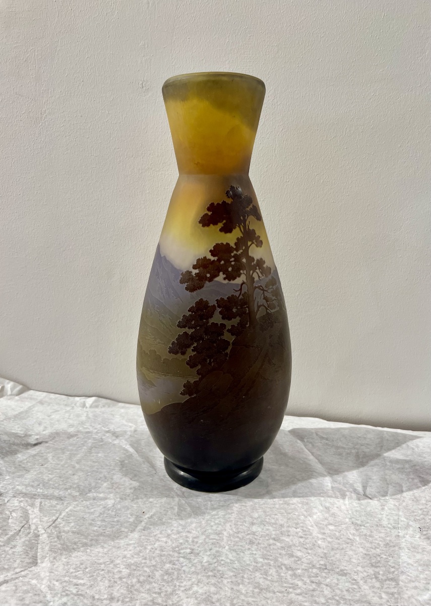 Vosgi - Gallé Art Nouveau Vase-photo-2
