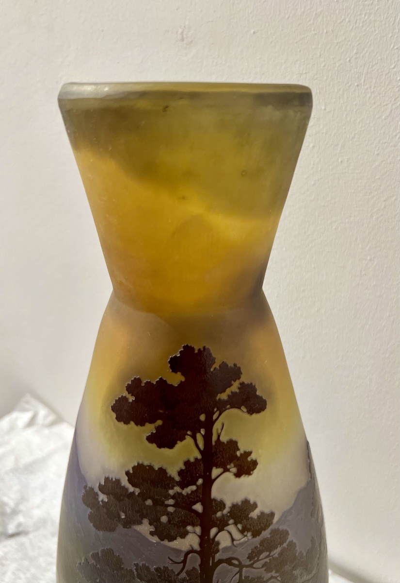 Vosgi - Gallé Art Nouveau Vase-photo-1