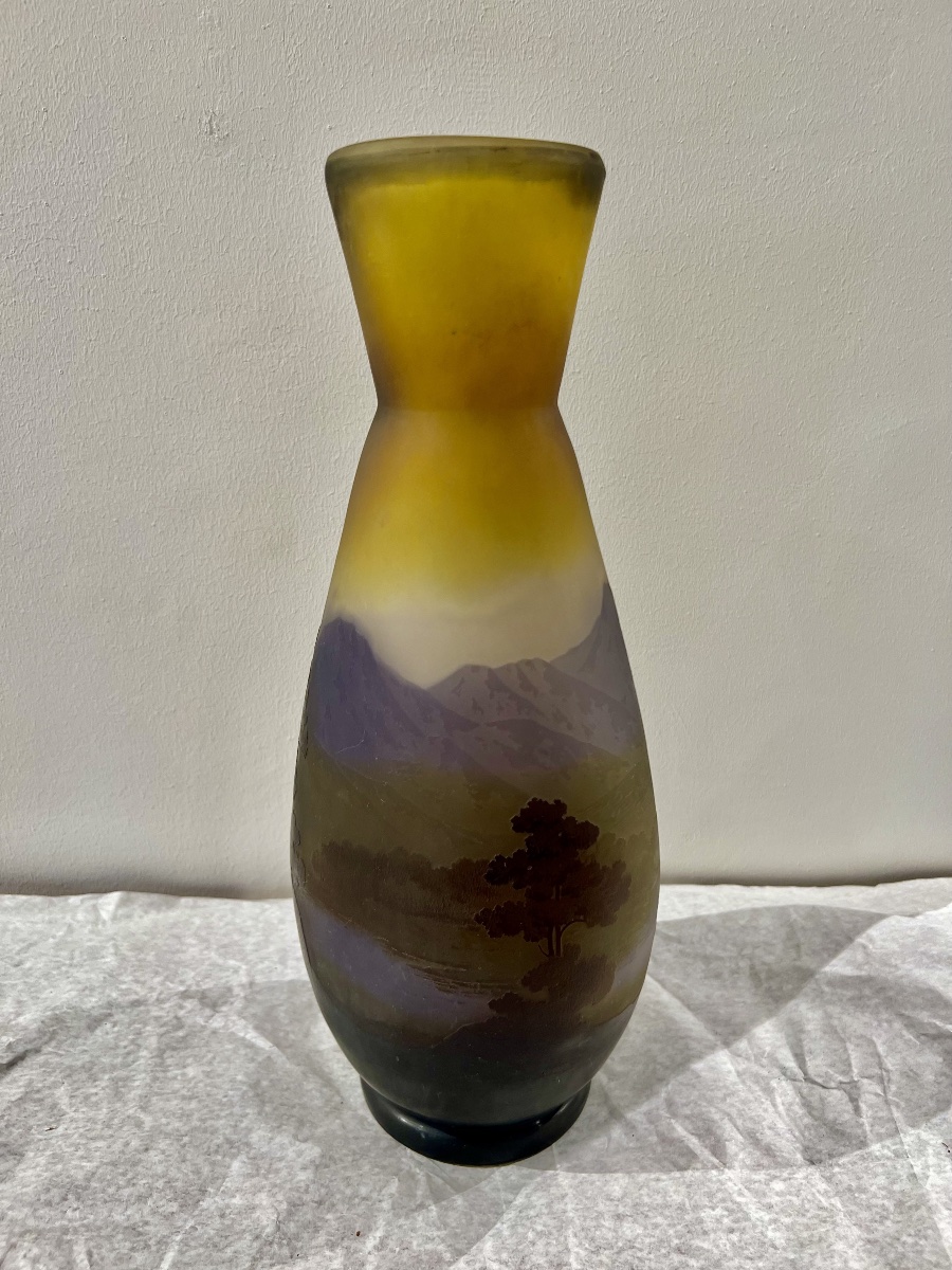 Vosgi - Gallé Art Nouveau Vase-photo-2
