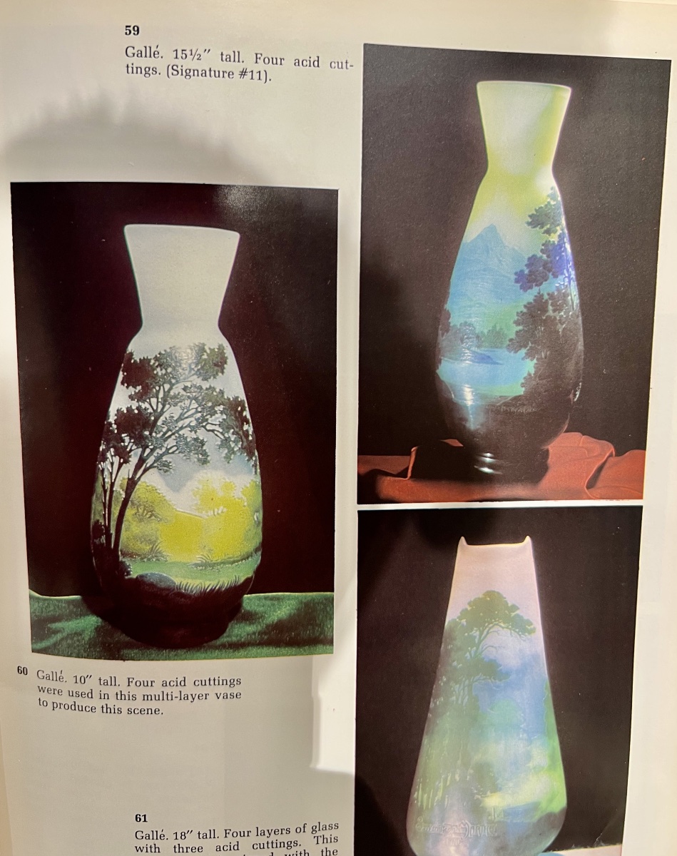 Vosgi - Gallé Art Nouveau Vase-photo-4