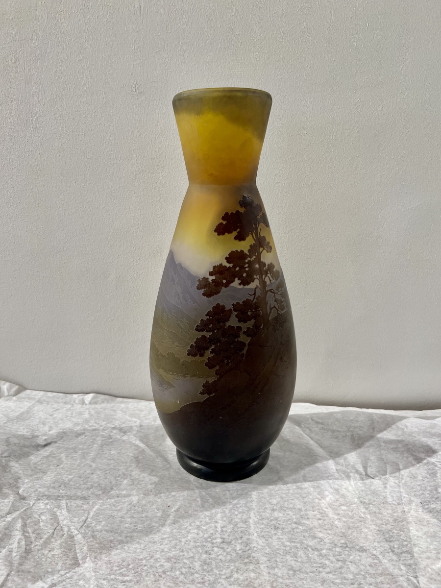 Vosgi - Gallé Art Nouveau Vase