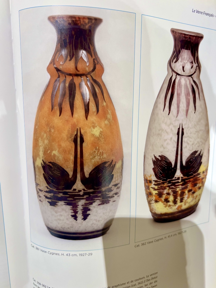Cigni - Art Deco  Le Verre Français Vase-photo-3