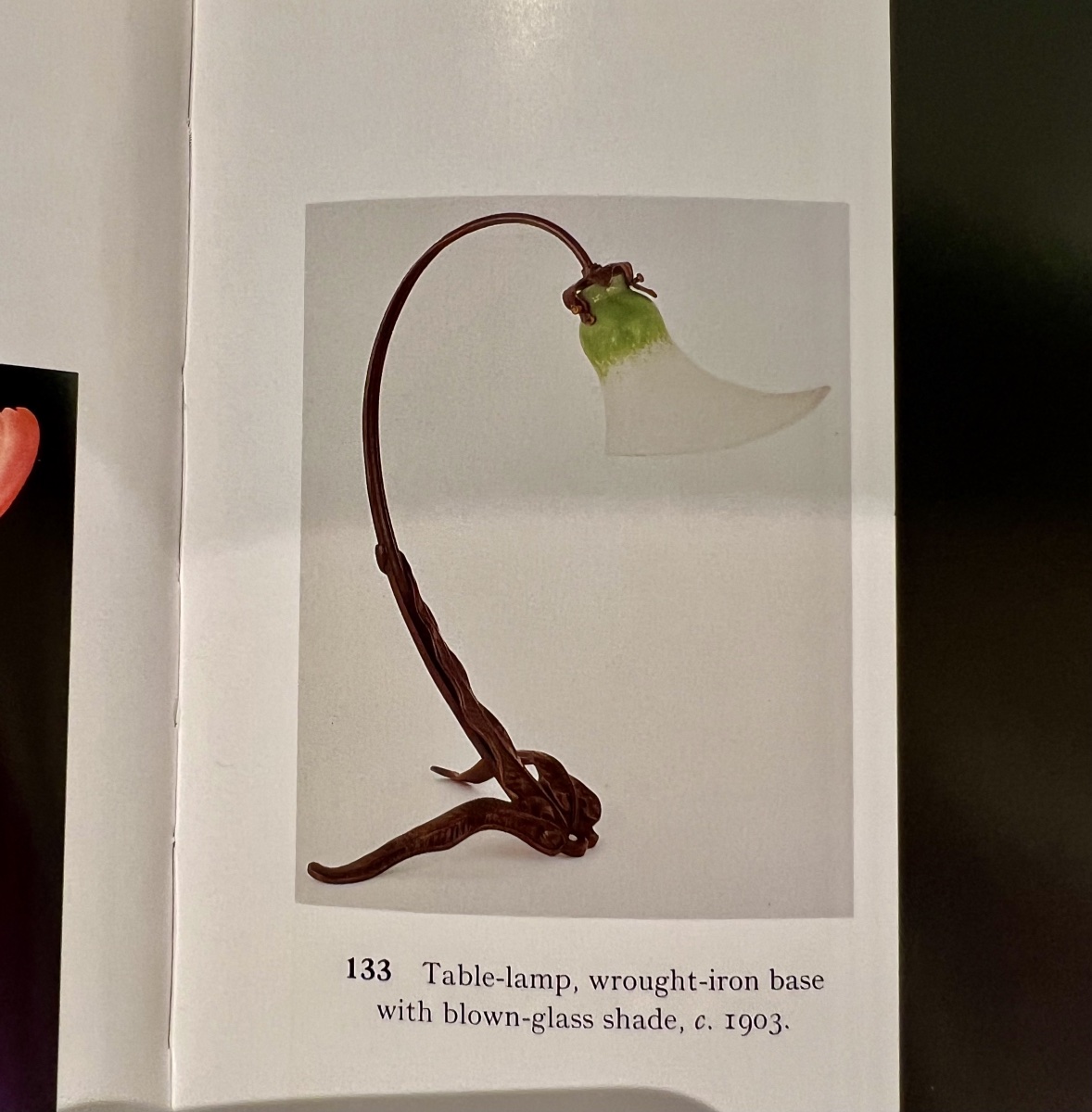 Nicotiana - Lampe art nouveau Daum / Majorelle-photo-3