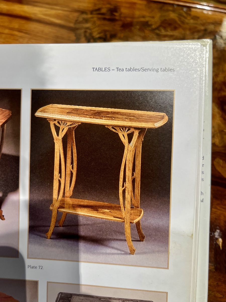 Ombelles - Table  Gallé art nouveau-photo-3