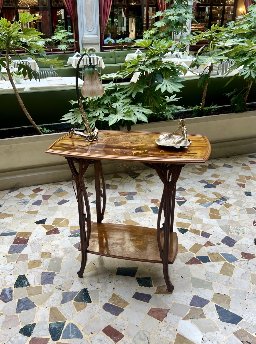 Ombelles - Table  Gallé art nouveau-photo-4