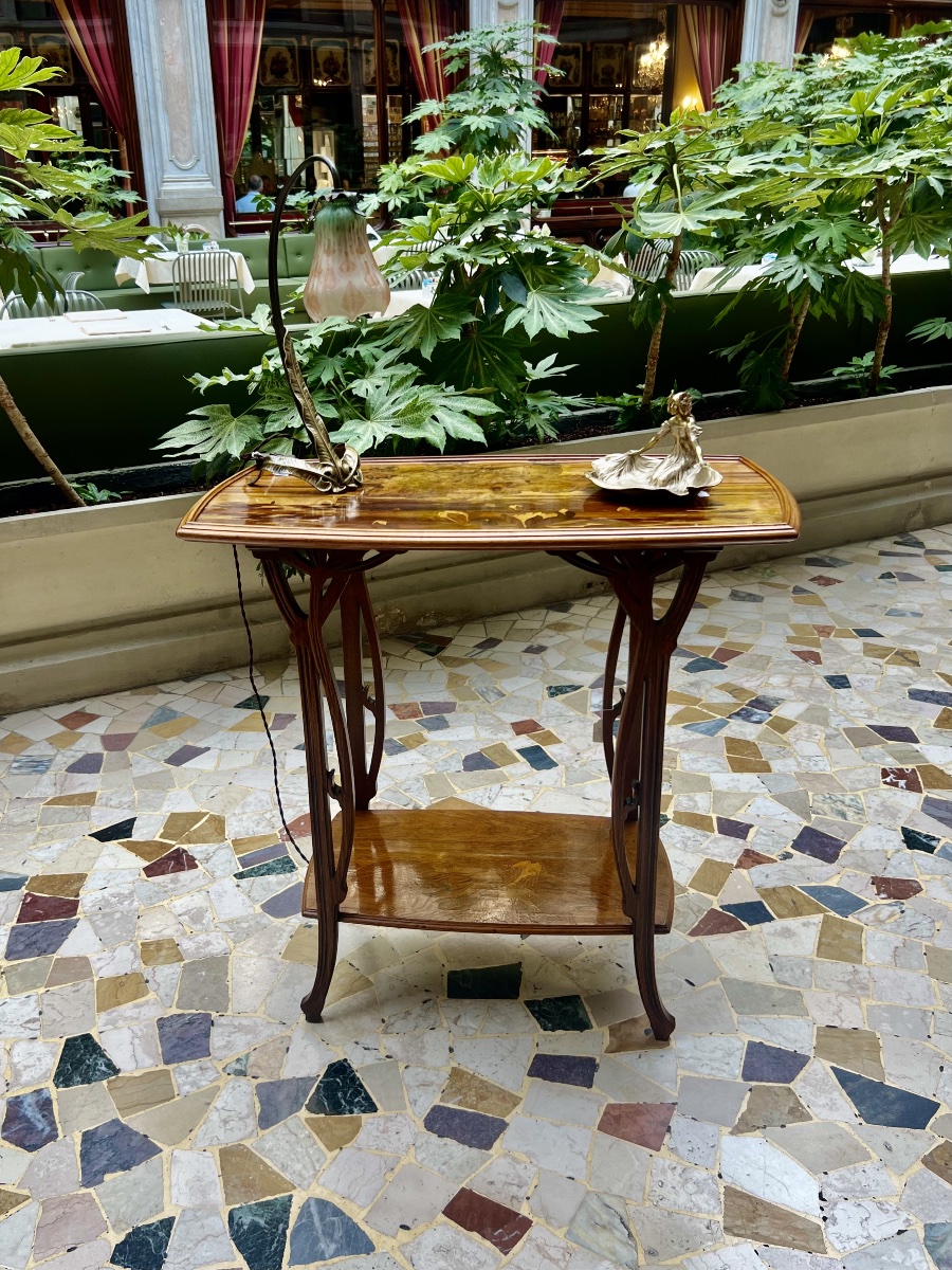 Ombelles - Table  Gallé art nouveau-photo-1