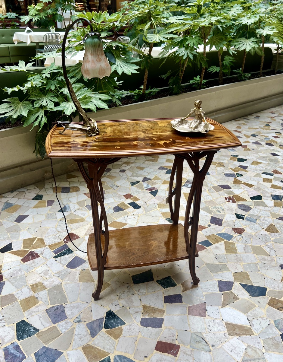 Ombelles - Table  Gallé art nouveau-photo-2