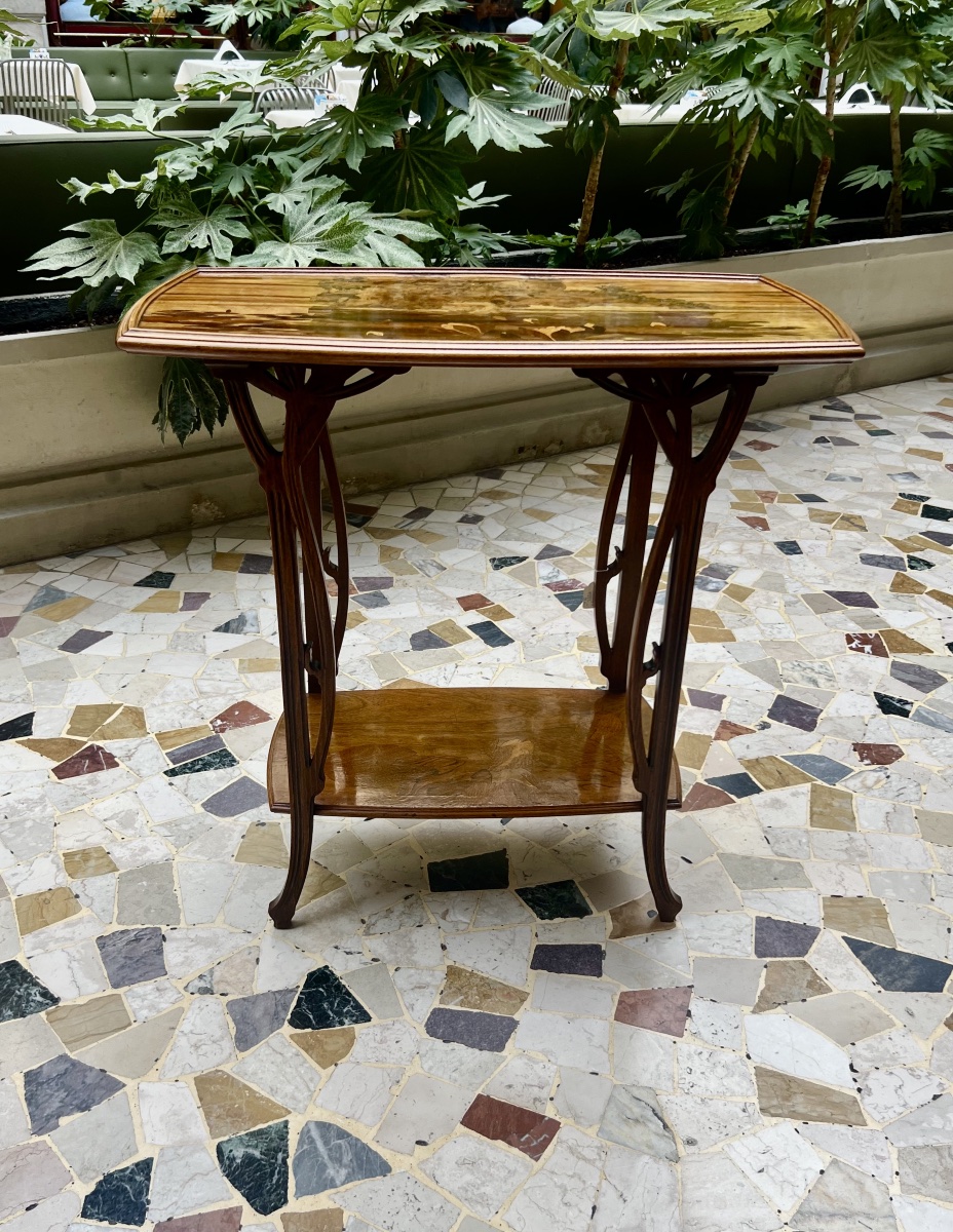 Ombelles - Table  Gallé art nouveau-photo-4