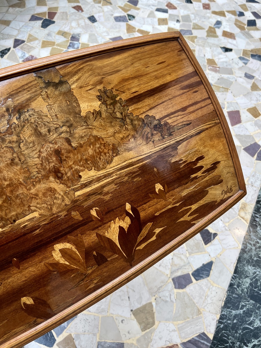 Ombelles - Table  Gallé art nouveau-photo-6