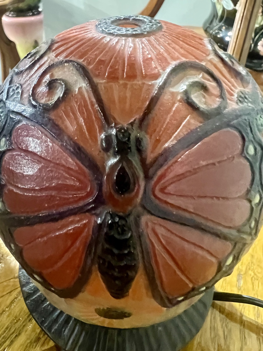 Butterflies—argy Rousseau Art Deco Nightlight -photo-2