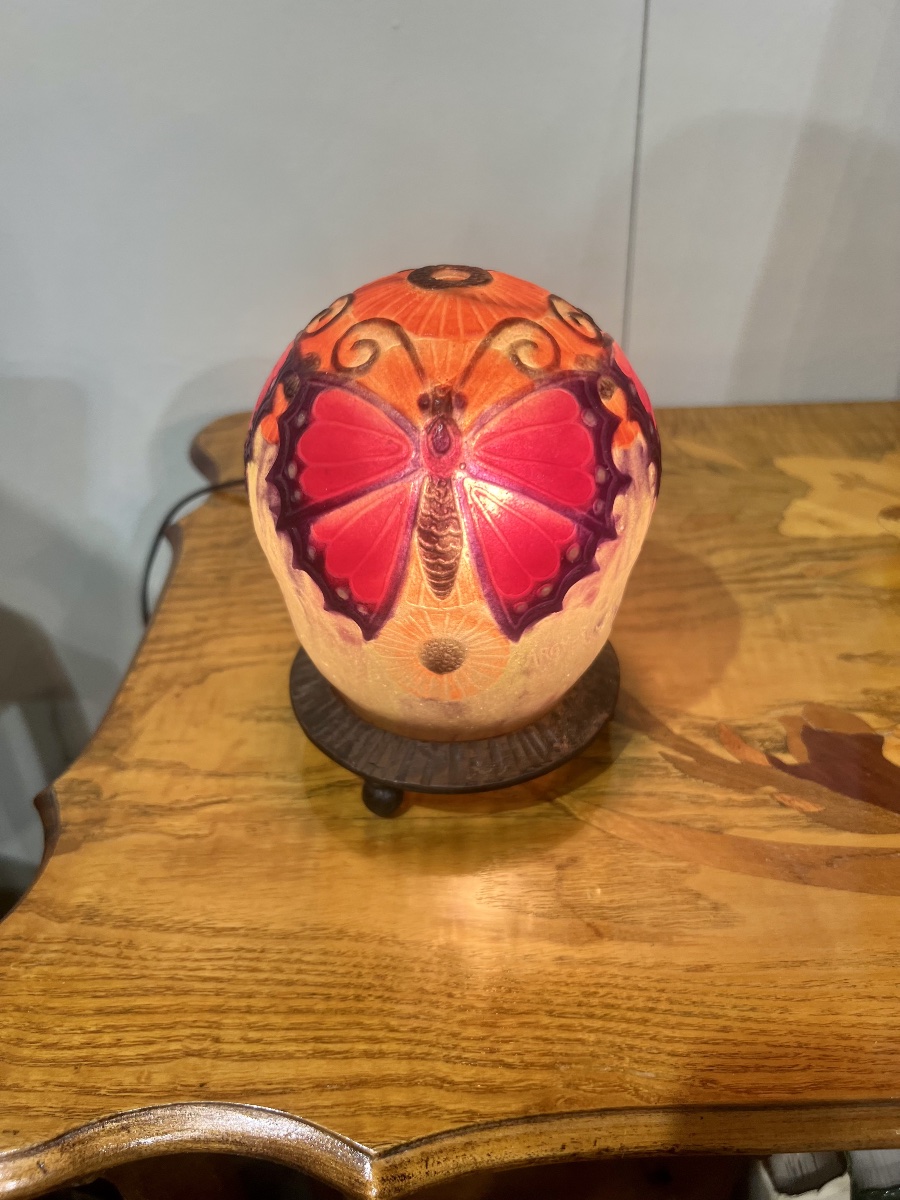Butterflies—argy Rousseau Art Deco Nightlight -photo-1