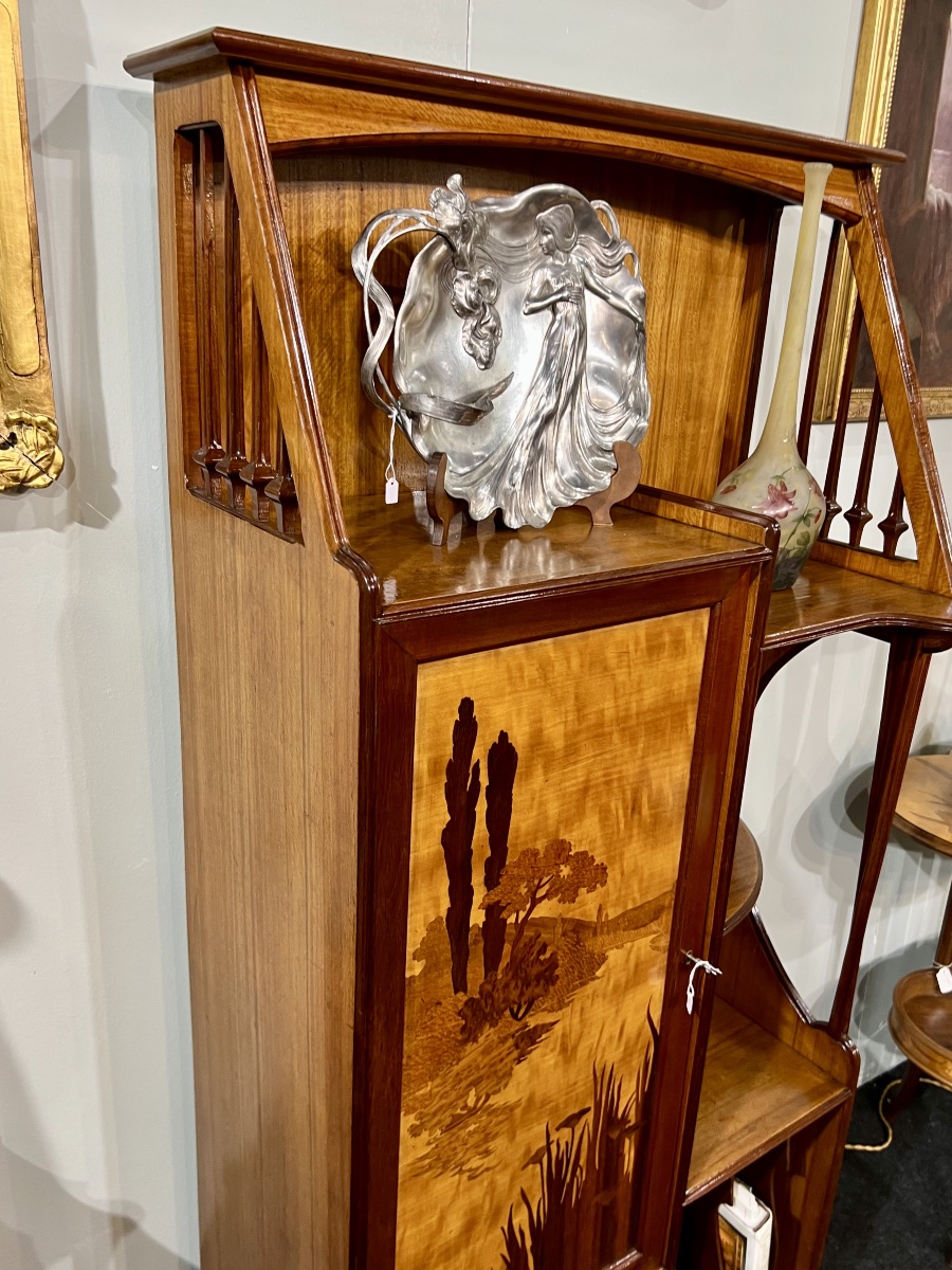 Paysage- Cabinet art nouveau Majorelle-photo-3