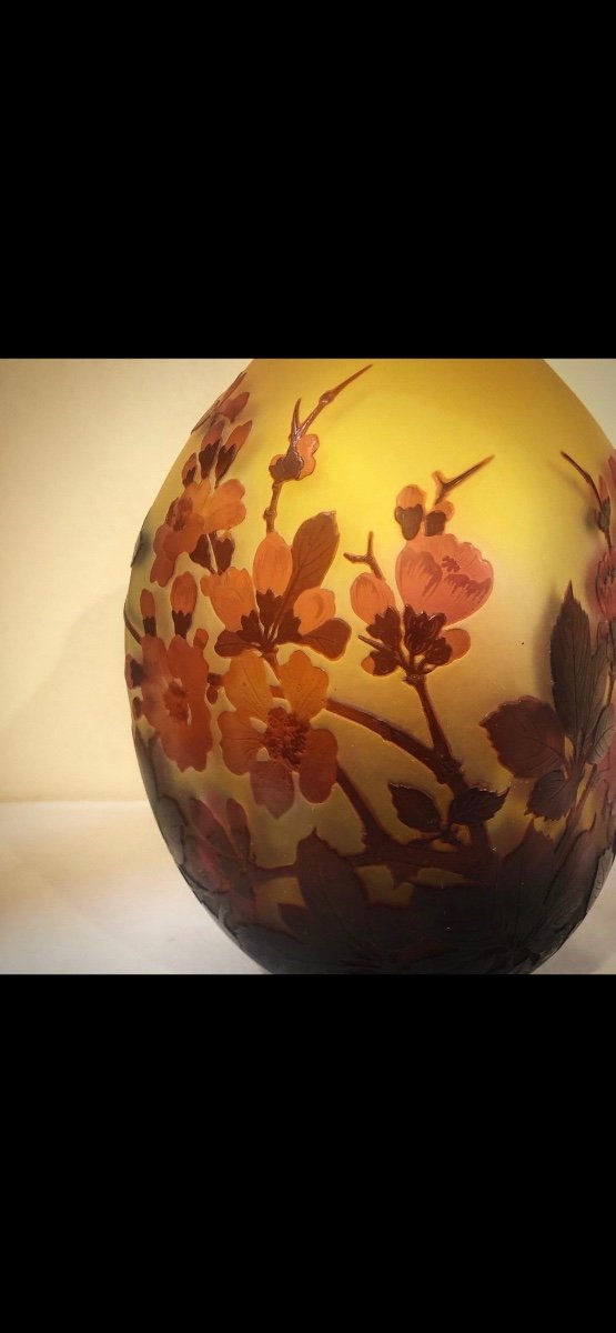 Japanese Cherry - Gallè Vase-photo-2