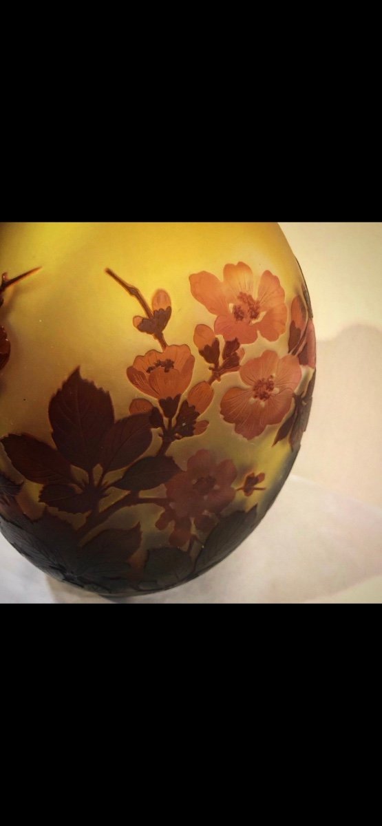 Japanese Cherry - Gallè Vase-photo-4