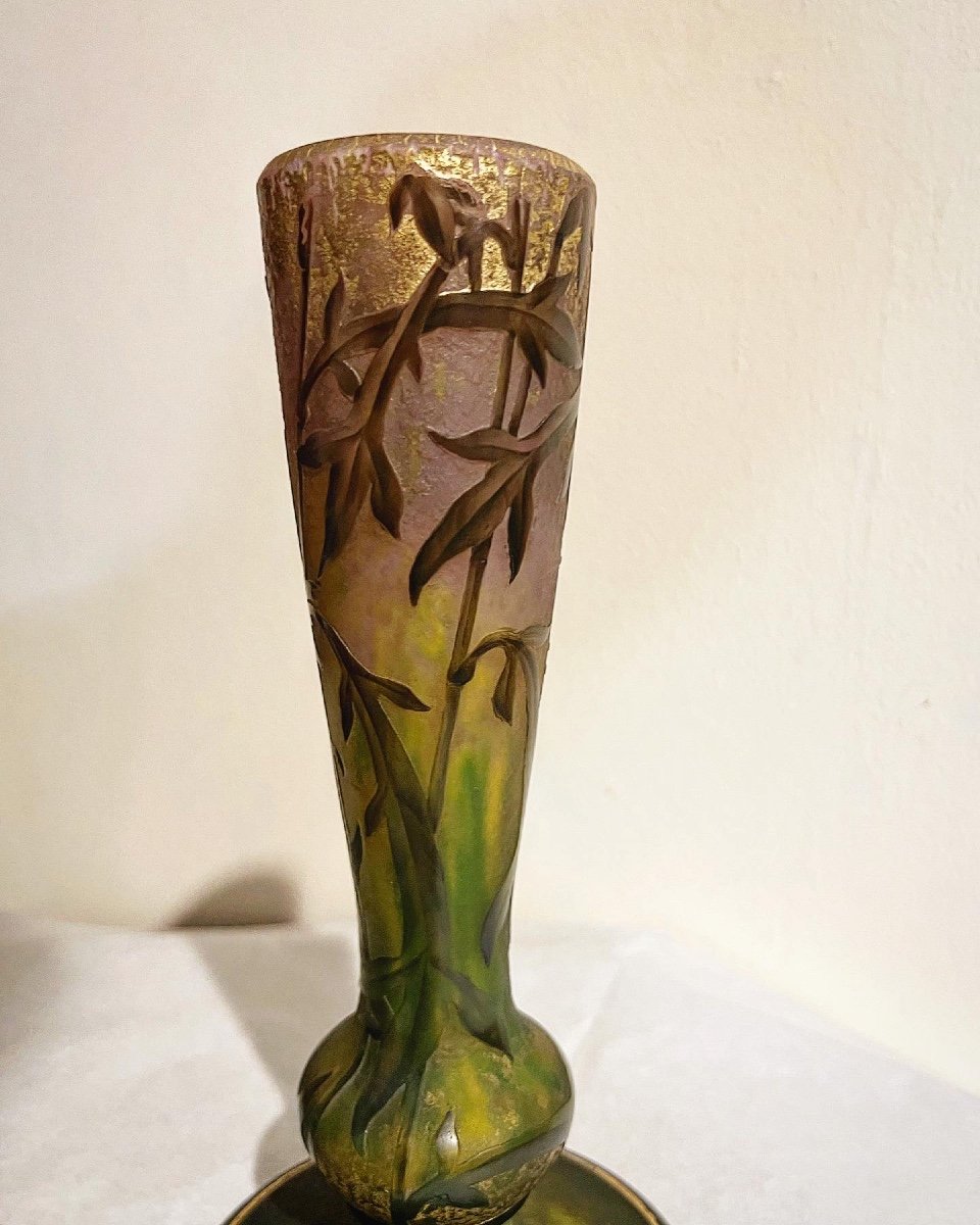 Vase Daum Nancy Art Nouveau -photo-3