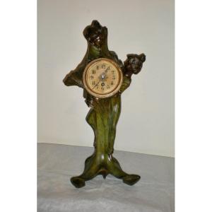 Art Nouveau Clock/sculpture