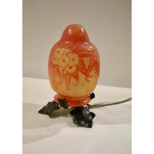 Sauge- Veilleuse art déco Le Verre Français