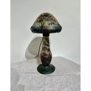 Woodland Landscape – Daum Nancy Art Nouveau Lamp