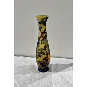 Prunelles - Gallé Art Nouveau Vase