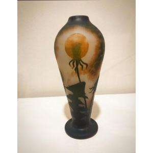 Dandelions - Vase Daum Nancy