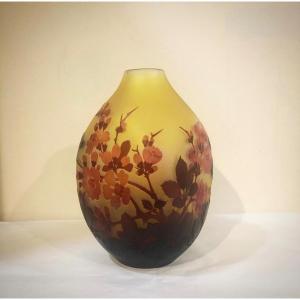 Japanese Cherry - Gallè Vase