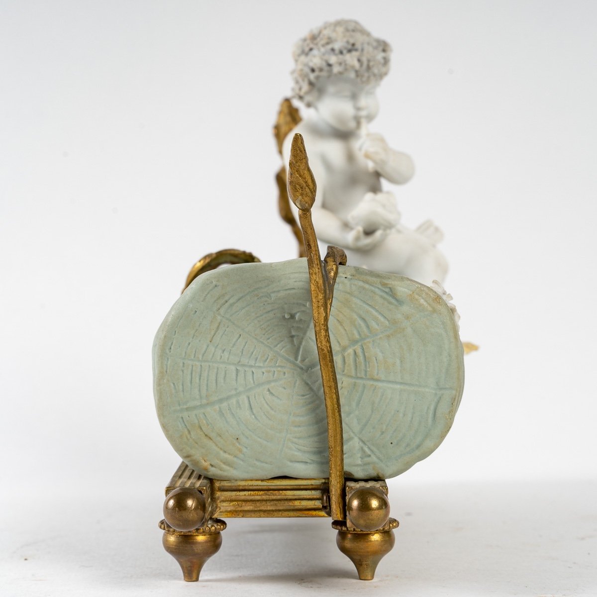 Small Miniature Planter In Wedgwood And Biscuit Late Nineteenth Century-photo-6