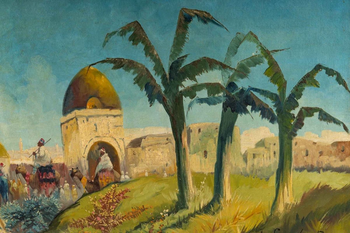 Orientalist Paintings Early 20th Century-photo-1