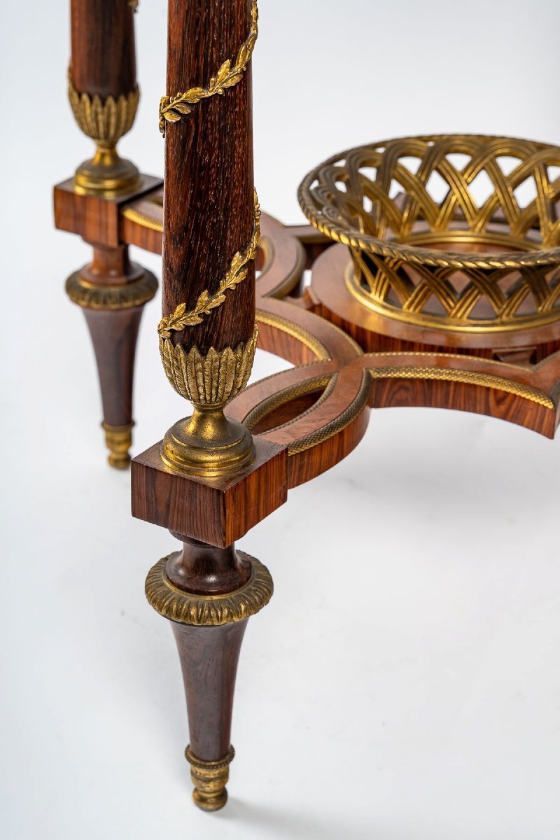 Pedestal Table Attributed To Weisweiler Early XIXth Century-photo-3