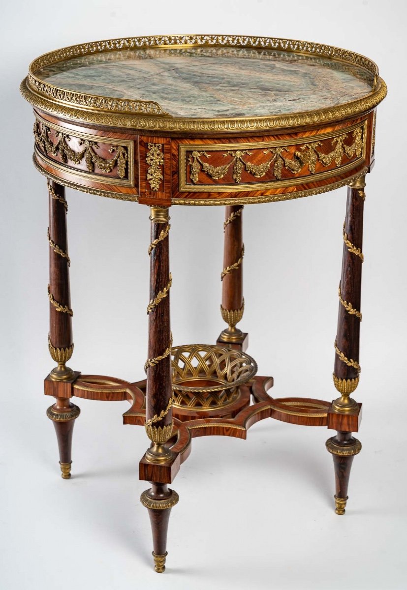 Pedestal Table Attributed To Weisweiler Early XIXth Century